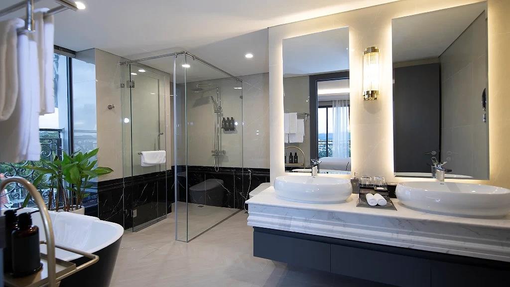 French architecture hotel Vietnam